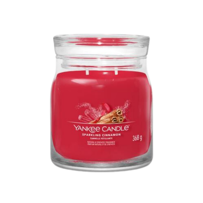 Yankee Candle Sparkling Cinnamon Signature Medium Jar