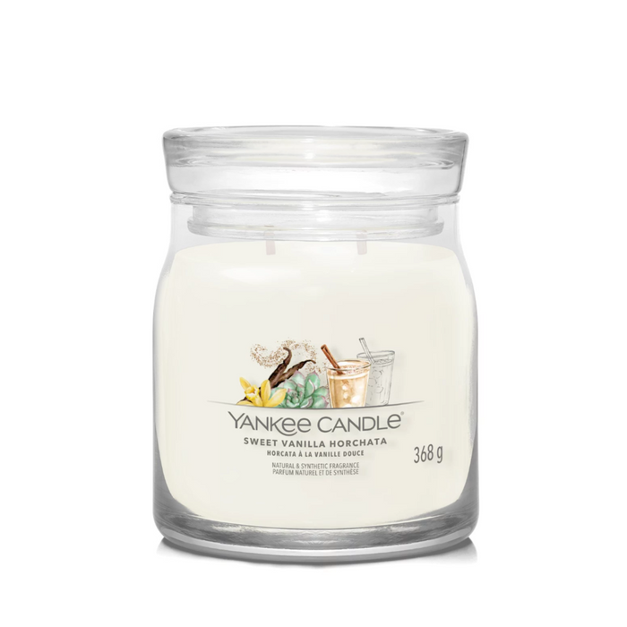 Yankee Candle Sweet Vanilla Horchata Signature Medium Jar