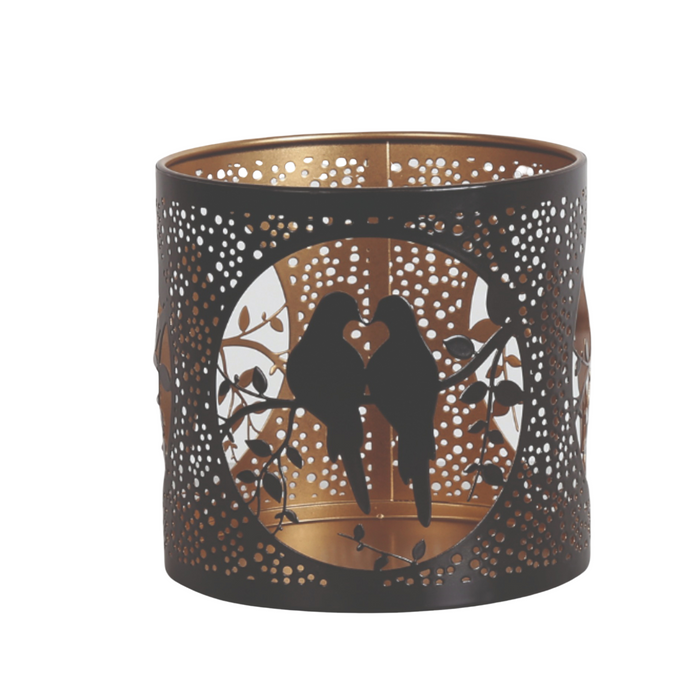 Aroma Black Doves Tealight Wax Melter and Candle Holder