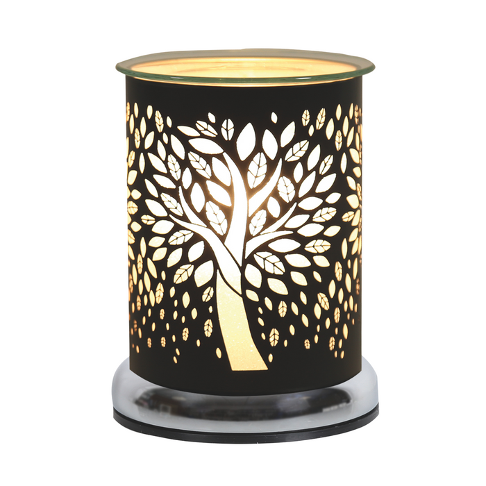 Aroma Black Silhouette Tree of Life Touch Electric Wax Melt Warmer