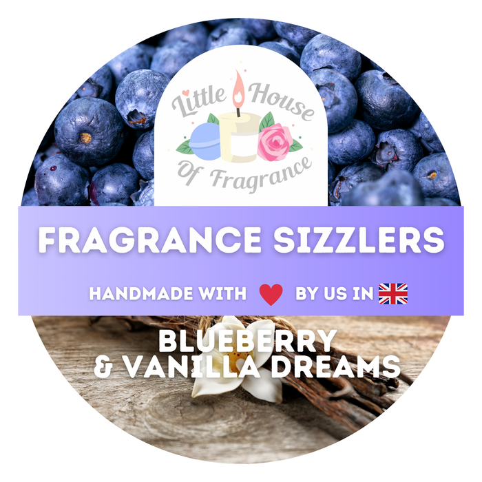 Little House of Fragrance Blueberry & Vanilla Dreams Fragrance Scent Sizzlers