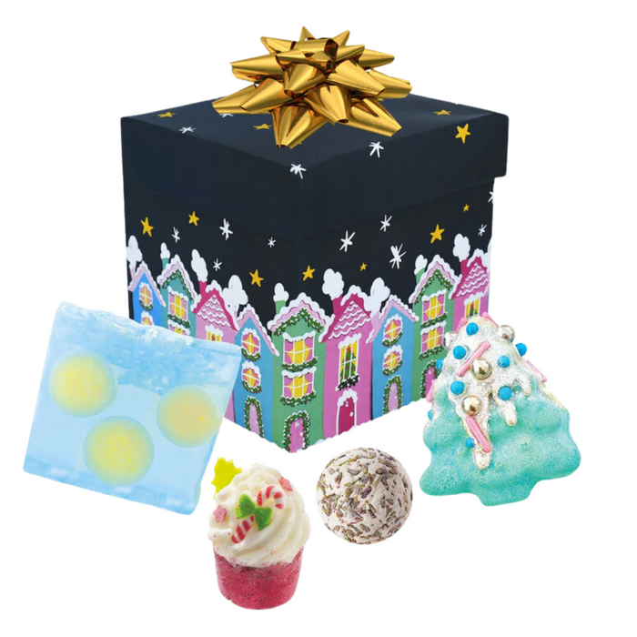 Bomb Cosmetics Starry Night Christmas Bath Bomb and Soap Gift Set