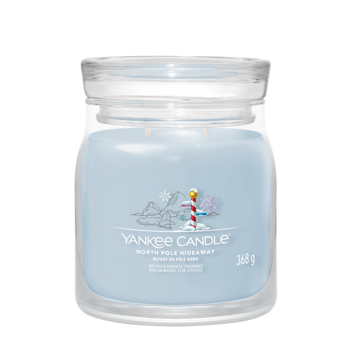 Yankee Candle North Pole Hideaway Signature Medium Jar