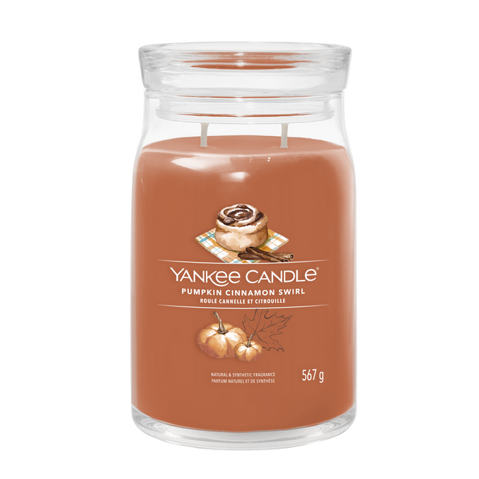 Yankee Candle Pumpkin Cinnamon Swirl Signature Large Jar