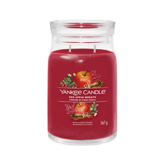 Yankee Candle Red Apple Wreath Signature Large Jar