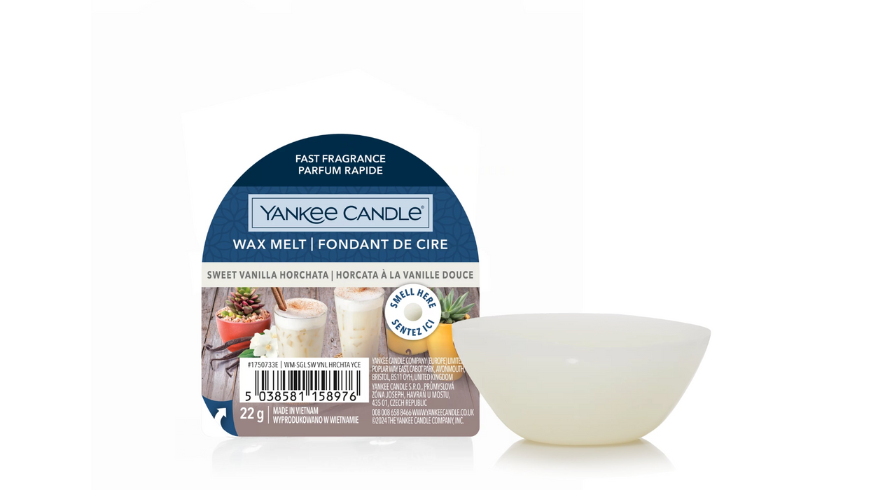 Yankee Candle Sweet Vanilla Horchata Wax Melt