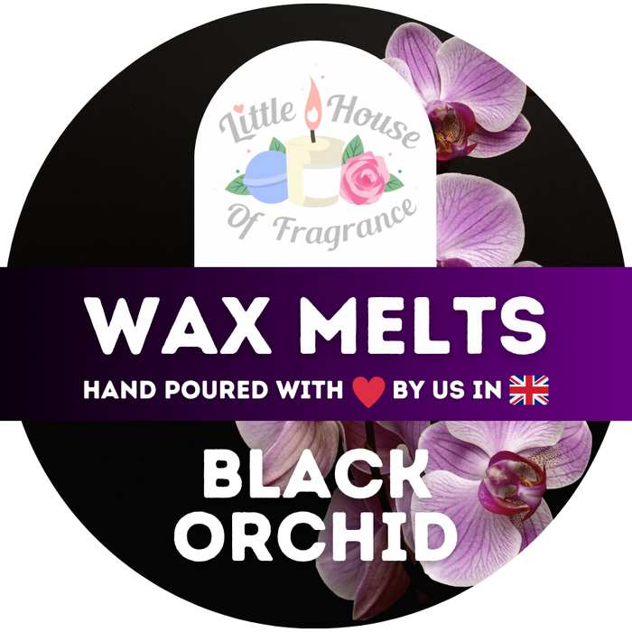 Little House of Fragrance Black Orchid Wax Melt Tart