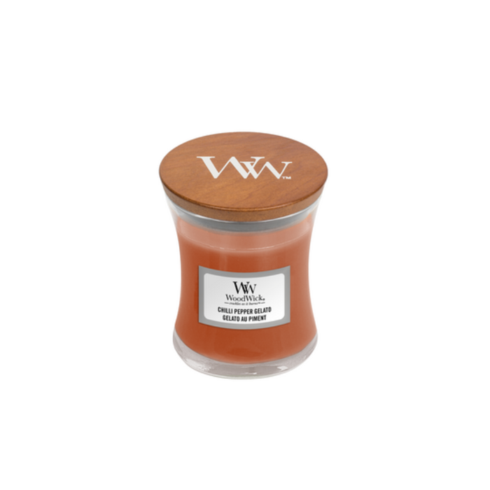 WoodWick Chilli Pepper Gelato Medium Hourglass Jar Candle