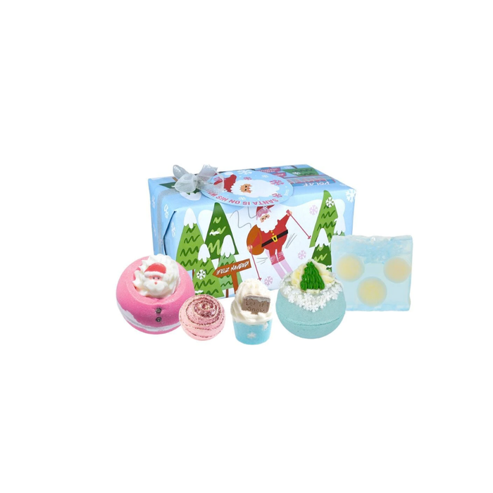 Bomb Cosmetics Santa's Coming Christmas Bath Bomb Gift Set