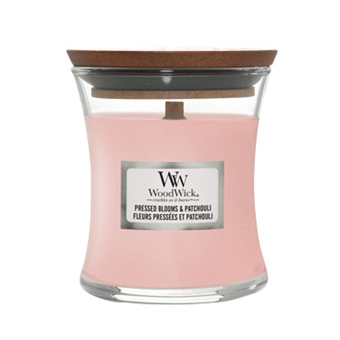 WoodWick Pressed Blooms and Patchouli Medium Jar Candle